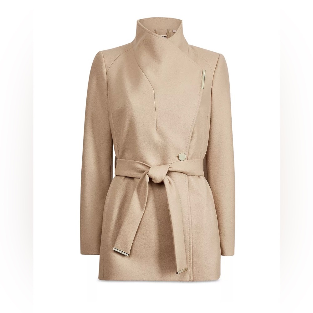 Belted Wrap Coat - Italian Fabric